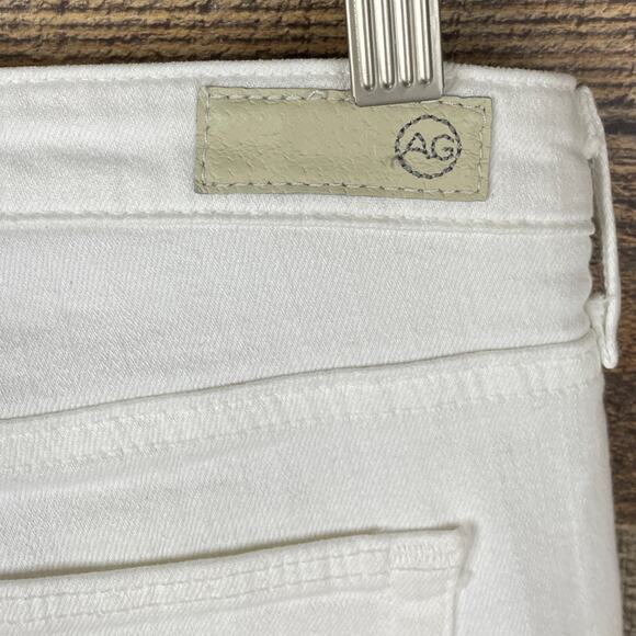 Adriano Goldschmied The Prima Mid Rise White Cigarette Leg Jeans Size 29 - Picture 8 of 11